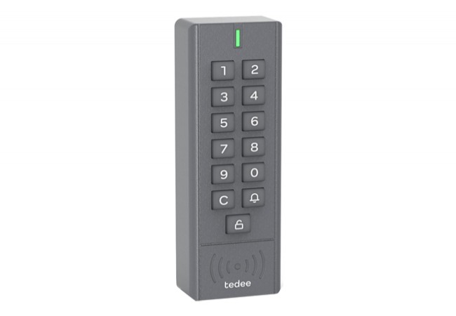 GERDA tedee TKV 1.0 Wireless Keypad Access Control IP65 100 PIN Bluetooth BLE