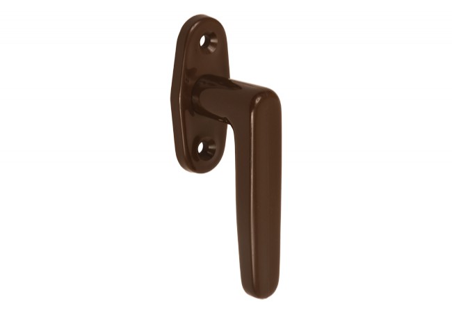 Klameczka Okienna Window Handle Single-Arm Plastic Brown with Spindle