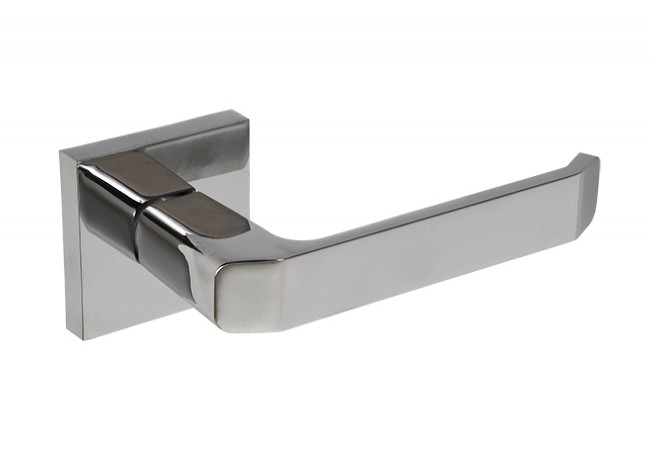 GAMET FULLA DH22-26JK-G4-I Door Handle Round Escutcheon Polished Chrome Split Lever