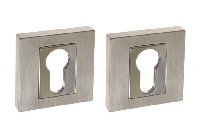 WB T-003-121 G8-G2 Square Escutcheon Chrome Finish Door Trim Plate