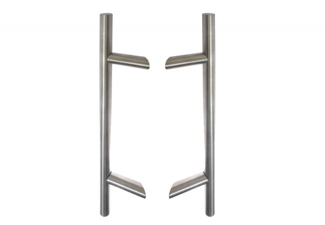 WALA P45 Double-Sided Door Pull Handle 304 Brushed Stainless Steel 1200mm ?30mm