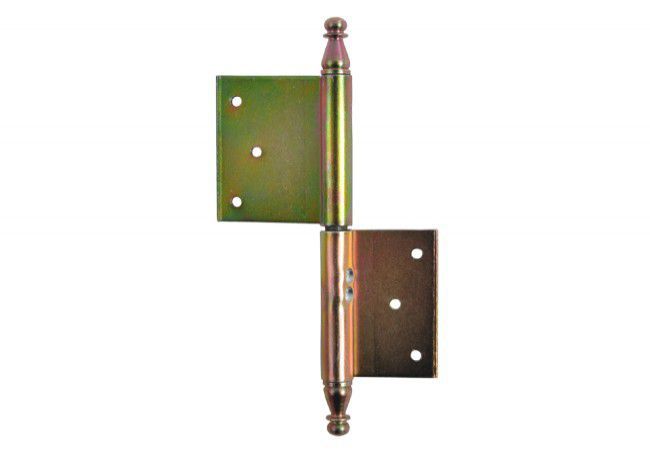 Zawiasa Drzwiowa 120 Retro Decorative Butt Hinge Right-Hand Galvanized Finish