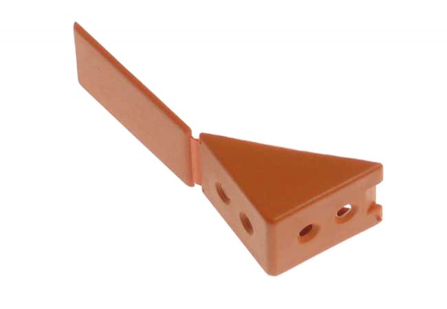 Komandorek Large Shelf Support Bracket Cherry Color Pack of 12