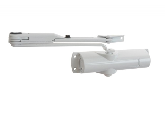 GEZE TS 1000 Door Closer EN 2/3/4 White Hold-Open Arm 60kg 1100mm
