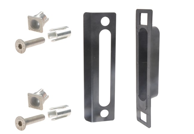 Locinox SPKZ Strike Plate Quick-Fix for Decorative Locks 40mm Square Profile