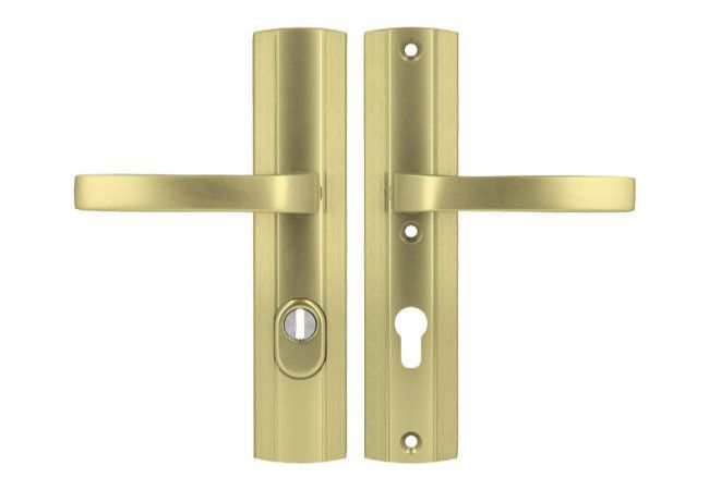 AXA PRESTIGE 72 WB Door Handle EN 1906 Class 3 FLEX Protection Fire Rated F3 Gold 74-83mm