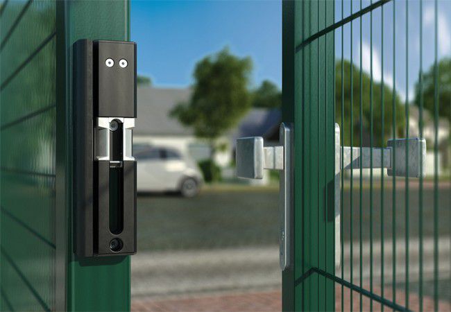 Locinox MODULEC-SF-R Electric Strike Fail-Safe Ruptura Black RAL 9005 Quick-Fix