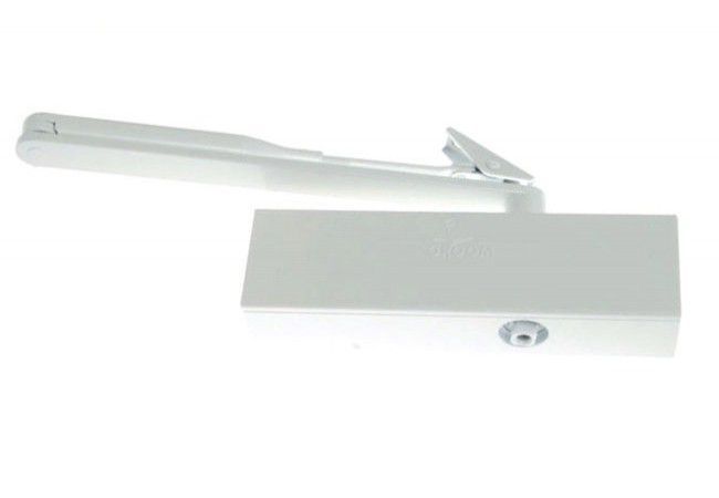 GROOM GR 200 Door Closer EN 2/3/4/5 White 1250mm EN 1154 Fire Door Compatible