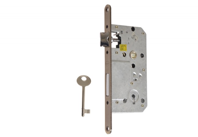 ALFA 72/50 KL Mortise Lock Universal L/R 200kg Antique Gold Patyna Finish