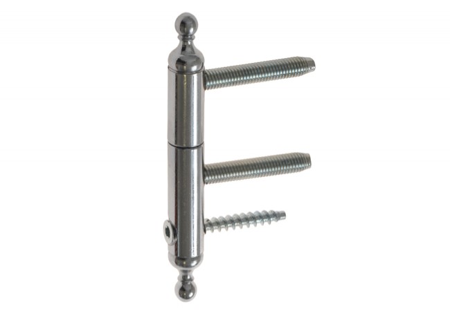 Zawias 14 A Decorative Hinge Chrome Screw-in Horizontal Adjustment Interior Use