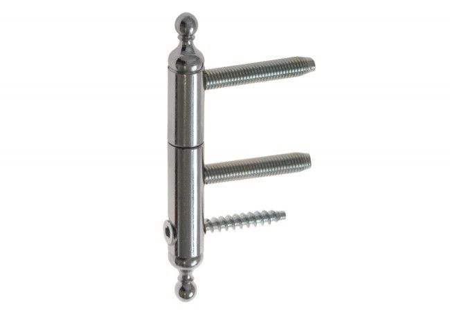 Zawias 14 A Decorative Hinge Chrome Screw-in Horizontal Adjustment Interior Use