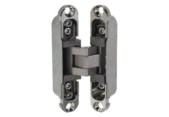 CEAM 929 Invisible Hinge 76x14mm 3D Adjustable Silver for 18mm Thin Door Panels