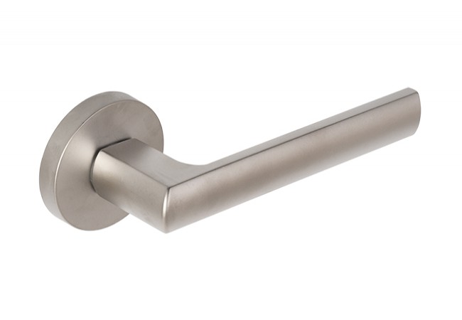 GAMET UNICO DH40-26J-G6 Lever Door Handle Round Rose Nickel Satin Finish