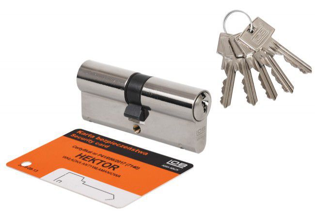 LOB HEKTOR WP100 Euro Cylinder 35/55 Nickel Class 4.2 B EN 1303 Anti-Drill