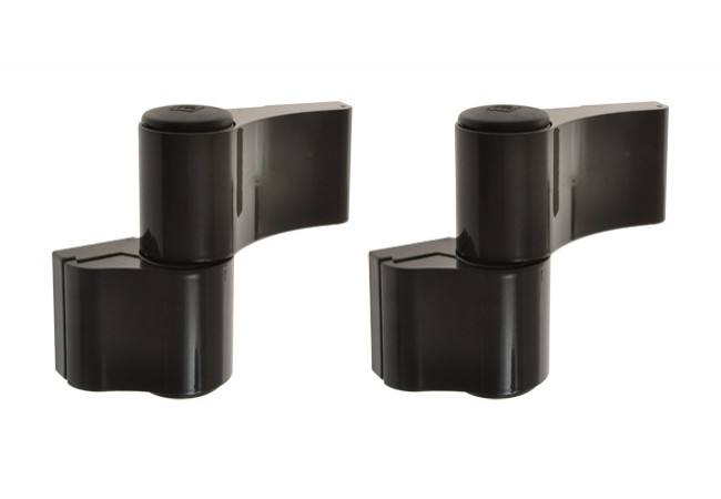 Master Dynamika L-67 mm Two-Part Aluminum Hinge Brown 160kg Three-Way Adjustable