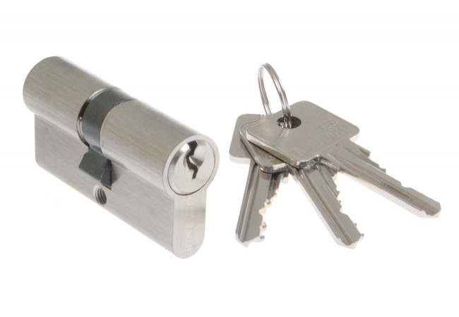 B-Harko H6 Euro Profile Cylinder 30/70mm 6-Pin Class 6 Nickel Satin EN 1303
