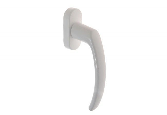 Luna A110-9016-45 Window Handle 45mm Spindle White RAL 9016 for Deep Profiles