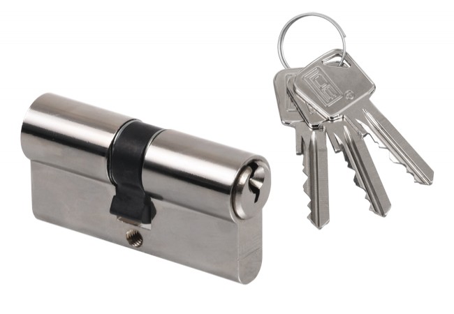 LOB ARES WA54 45/50 Euro Profile Cylinder Nickel Class C EN 1303 Fire Door Certified
