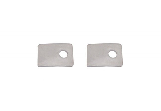 Stainless Steel Offset Door Pull Handle 45° Single-Sided 650mm x 450mm Rectangular No Visible Screws