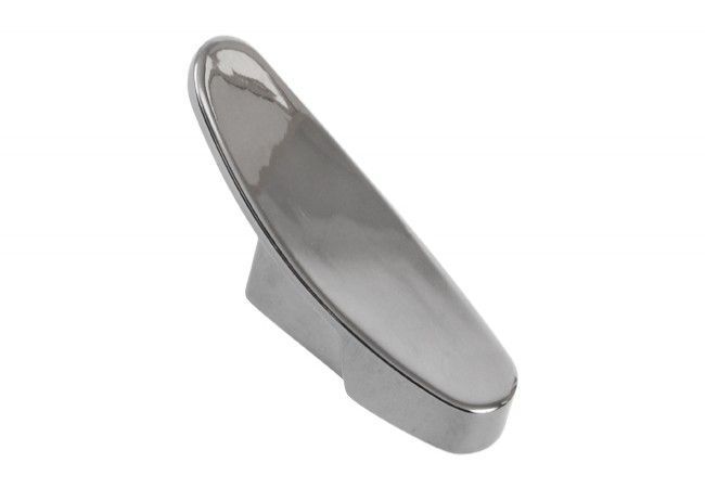 Schaffner Oval Wall Hook Chrome 20x65x30mm Space-Saving Compact Design