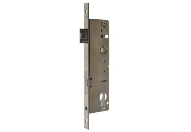 EUROPORTAL PCV 92/30/16/8 Mortise Lock Symmetrical Faceplate Galvanized for PVC/Aluminum Doors