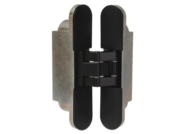 AXOR Interior 24 Concealed Hinge 120x24mm Black Zinc-Coated 3D Adjustable 60kg