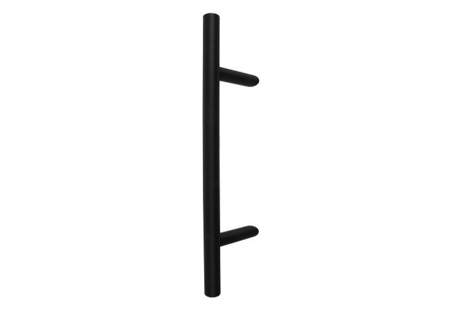 WALA PA45 Pull Handle Offset Single-Sided 800mm/1000mm Black Anodized Aluminum