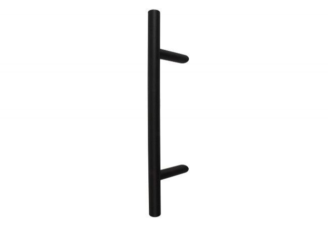 WALA PA45 Pull Handle Offset Single-Sided 800mm/1000mm Black Anodized Aluminum