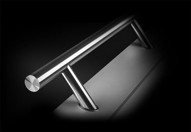 WALA P45 Offset Door Pull Handle 1000mm Stainless Steel with Illuminated Push Button