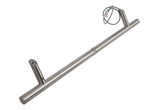 WALA P45 Offset Door Pull Handle 1000mm Stainless Steel with Illuminated Push Button