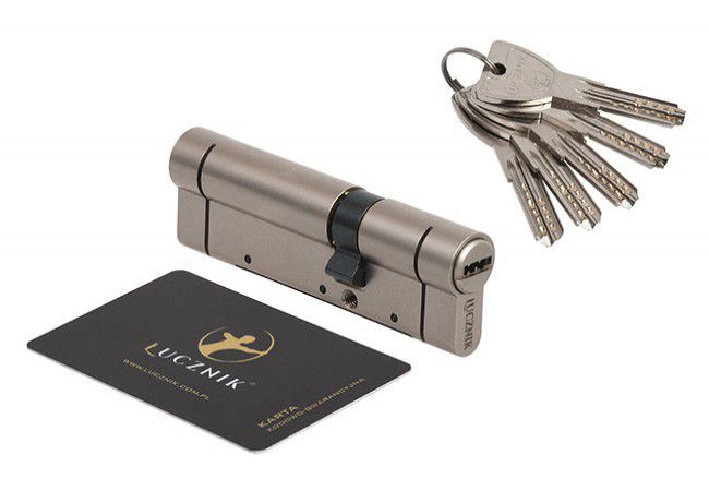 Łucznik CP Plus 30/65 Euro Cylinder Lock 6.D Grade C Master Key Nickel 5 Dimple Keys