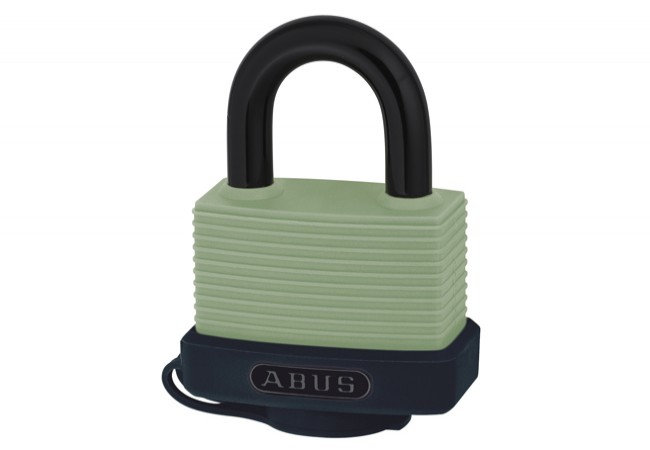 ABUS 717AL/45 Padlock Aluminum Plastic Coated Grey 45mm Weather Resistant