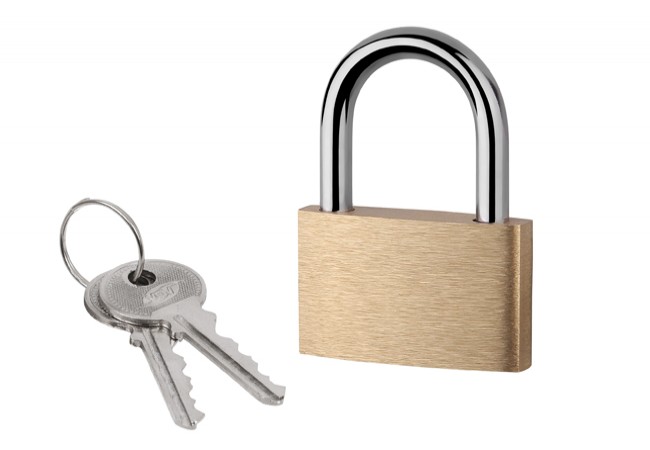 KD-20 Brass Snap-Shut Padlock All-Brass Mechanism High Corrosion Resistance