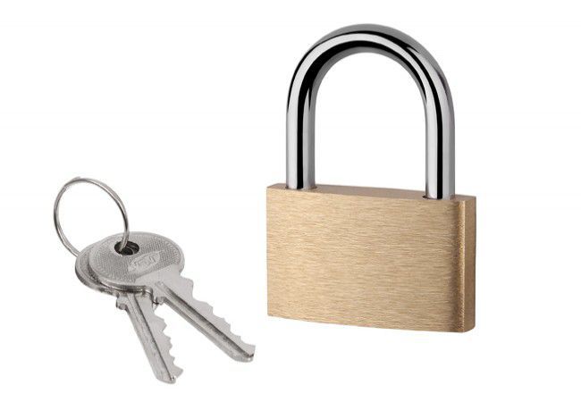KD-20 Brass Snap-Shut Padlock All-Brass Mechanism High Corrosion Resistance