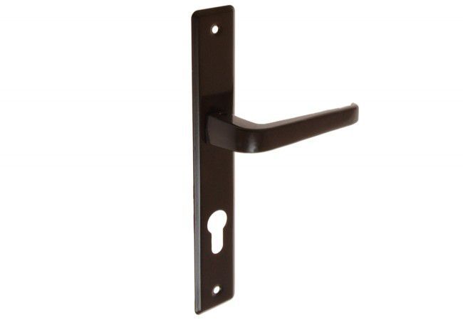 Klamka drzwiowa 72 WB Door Handle Set 72mm Brown Double-Sided Lever