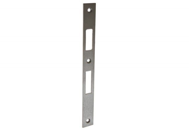 WILKA 1026942 Strike Plate Stainless Steel Fixed 24x245x3mm for Main Lock 1433/1438