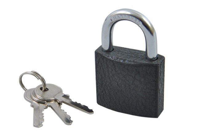 VDV KSV40 Padlock Snap Lock Hardened Shackle Cast Iron Corrosion Resistant