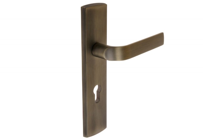 B-Harko CERASUS 72WB External Door Handle Zinc Alloy PN-EN 1906 Yester-Patyna
