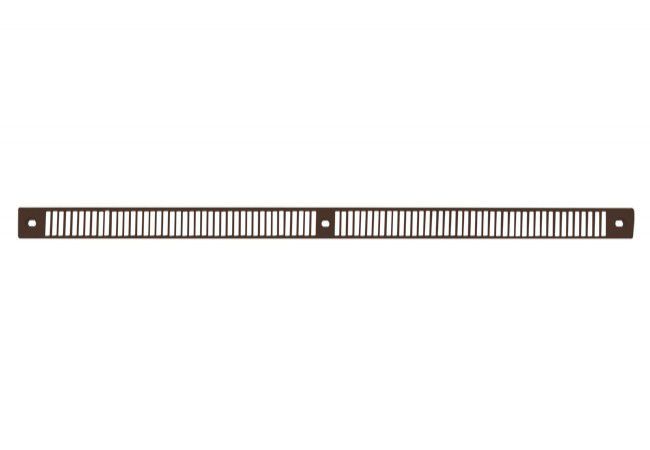 BROOKVENT GPE2A Flat Window Intake Grille 390x20x3mm Brown for External Shutters