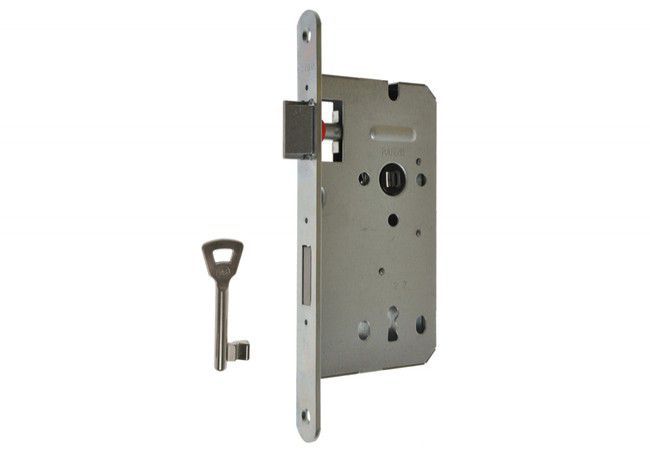 GERDA ZW100S Mortise Lock Reversible 72/60 Zinc Silver EN 12209 Certified