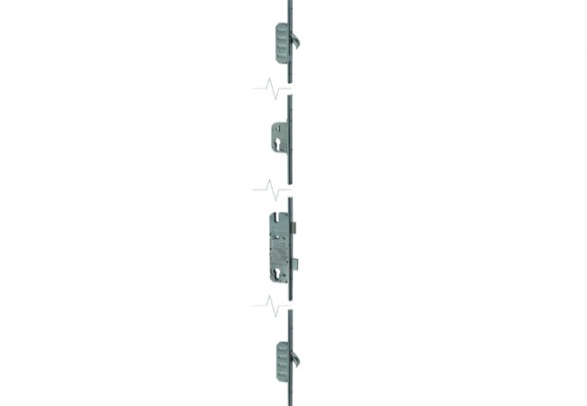 WINKHAUS STV-UA 2460/35 92/8 M2 LS door lock, silver, left