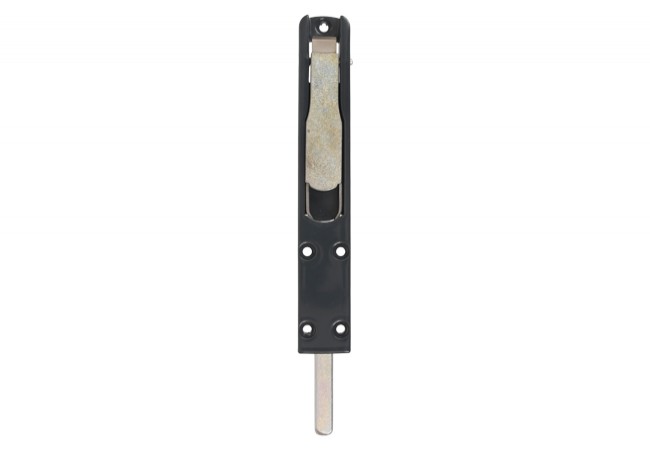 Surface-Mounted Door Bolt 22x140 mm Anthracite Mechanical Security Lock