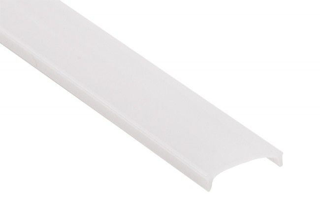 Milky Diffuser Cover for LED Profile 2m Uniform Light Polycarbonate Snap-In