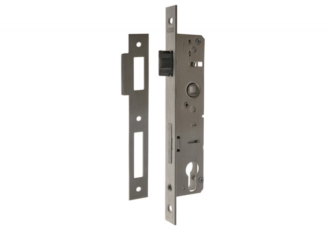 EUROPORTAL 92/25/22/8/240 INOX Lock Reversible Latch Stainless Steel for Aluminium PVC Doors
