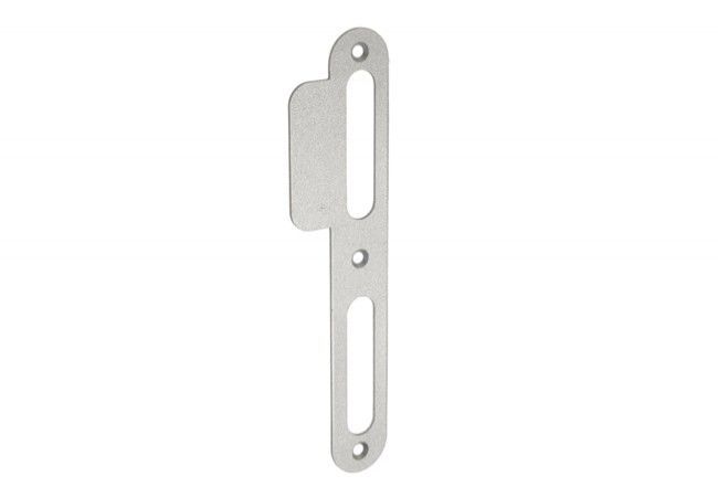 WILKA 9047/1026223 Strike Plate Flat Nickel 24x170x3mm for Flush Right-Hand Doors