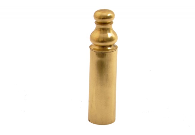 Adjustable hinge cap, diameter 20, decorative, matt brass