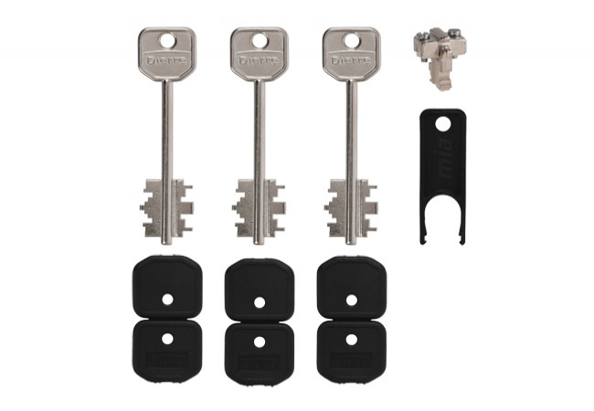DIERRE MIA 3110 Cylinder Insert 3 Steel Keys 92mm for Atra Dierre Locks