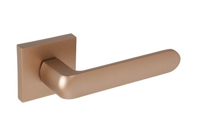 GAMET ORGANIC ALU DH29-26JK-R56 Door Handle Square Rose Pink Satin Aluminum