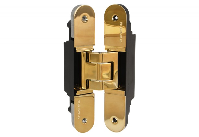 Simonswerk TECTUS TE340 3D Invisible Hinge 160x28mm Polished Brass 80kg