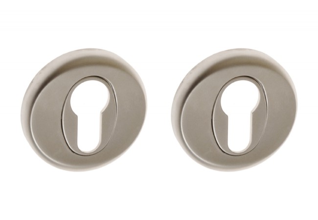 Nomet WB REGULUS T-003-104 G5 Round Escutcheon Matte Nickel Finish Interior Doors